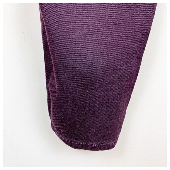 J Brand Super Skinny Dark Plum Denim Jeans 26 - Picture 4 of 10